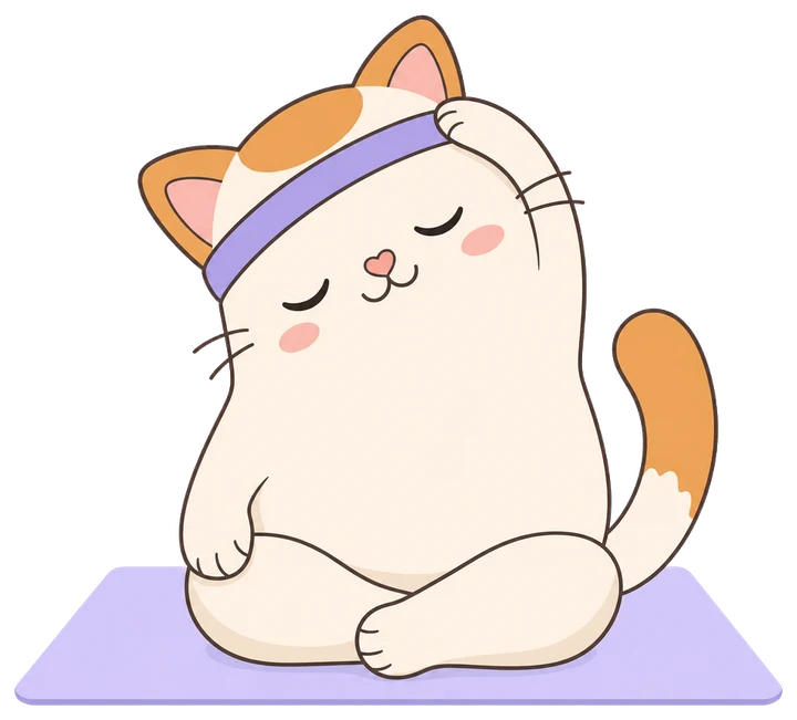 Miso demonstrating Neck Stretch